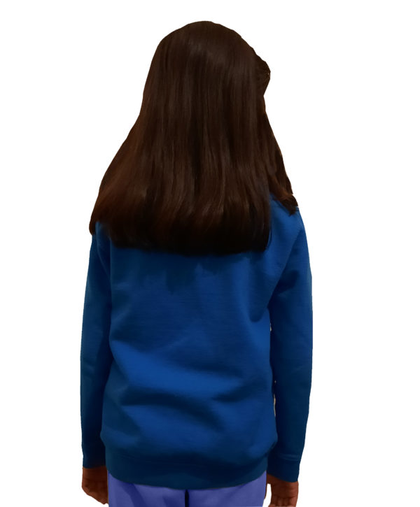 Blue Ocean Waves Kids Sweatshirt (Unisex) - Image 2