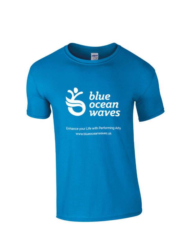 Blue Ocean Waves Mens T Shirt