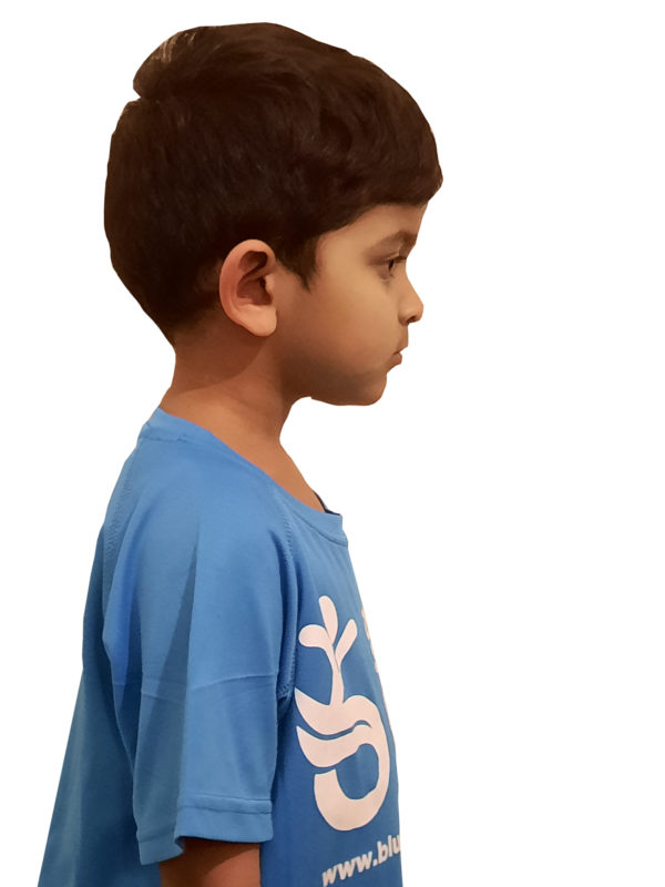 Blue Ocean Waves Kids T-Shirt (Unisex) - Image 3