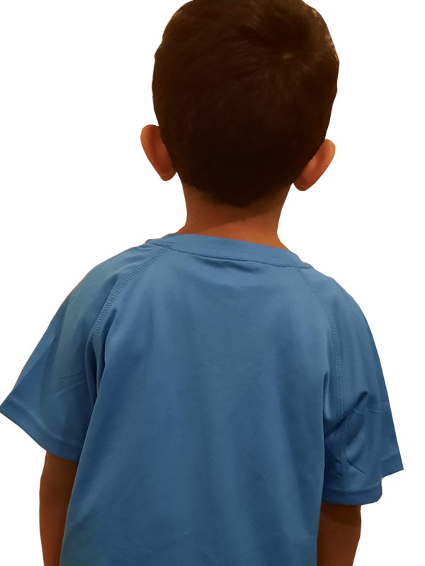 Blue Ocean Waves Kids T-Shirt (Unisex) - Image 2