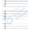 Music Manuscript Book for SATB Scores - Image 2