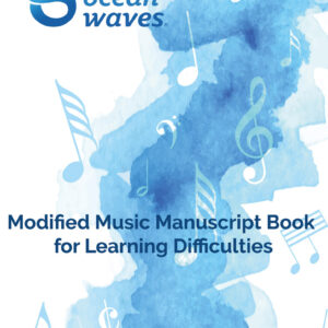 Modified Music Manuscript Book for Learning Difficulties
