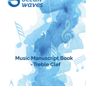 Music Manuscript Book- Treble Clef